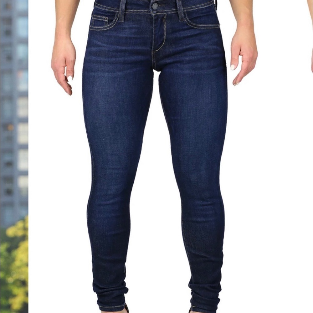 Fran Denim Women's Dark Blue Skinny Jeans